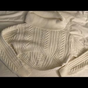 Cropped Knit Sweater